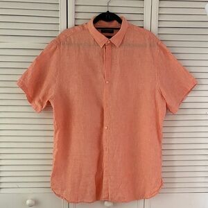 Banana Republic Men's Coral Button Down Shirt